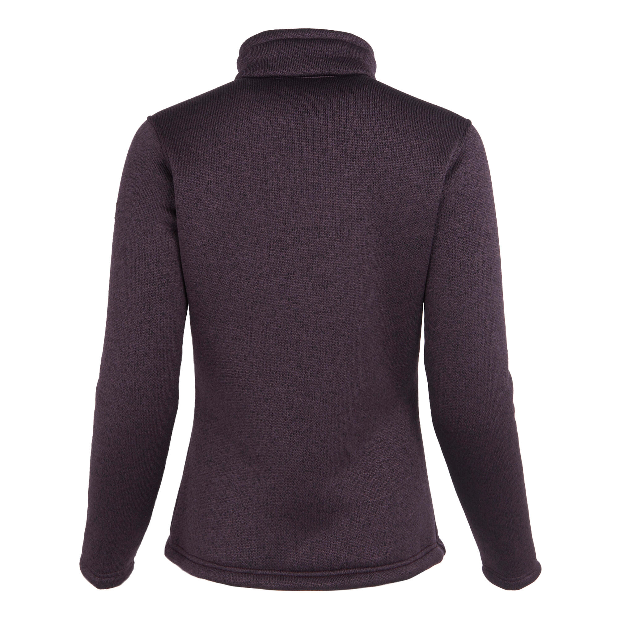 Veste Polaire RAZIA Femme (Prune Sombre / Noir) 2/4