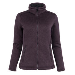 Veste Polaire RAZIA Femme (Prune Sombre / Noir)