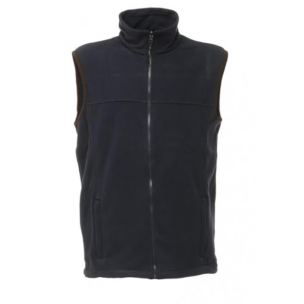 Haber II FullZip Bodywarmer Fleece AntiPill Jacket (250 GSM) (Dark Navy)