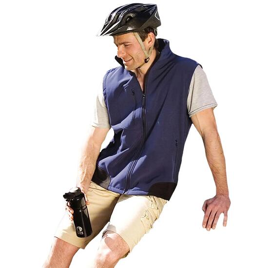 Veste Sans Manches Imperméable Homme (Bleu Marine/Noir)