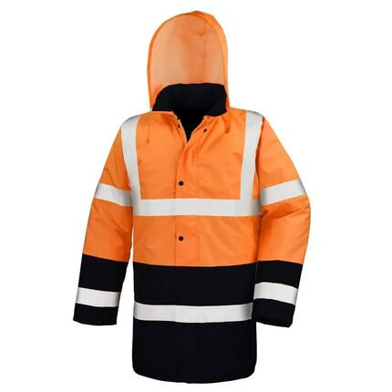 SAFEGUARD By Manteau Sécurité Motif/style Deux Tons Homme (Jaune Fluo / Noir)