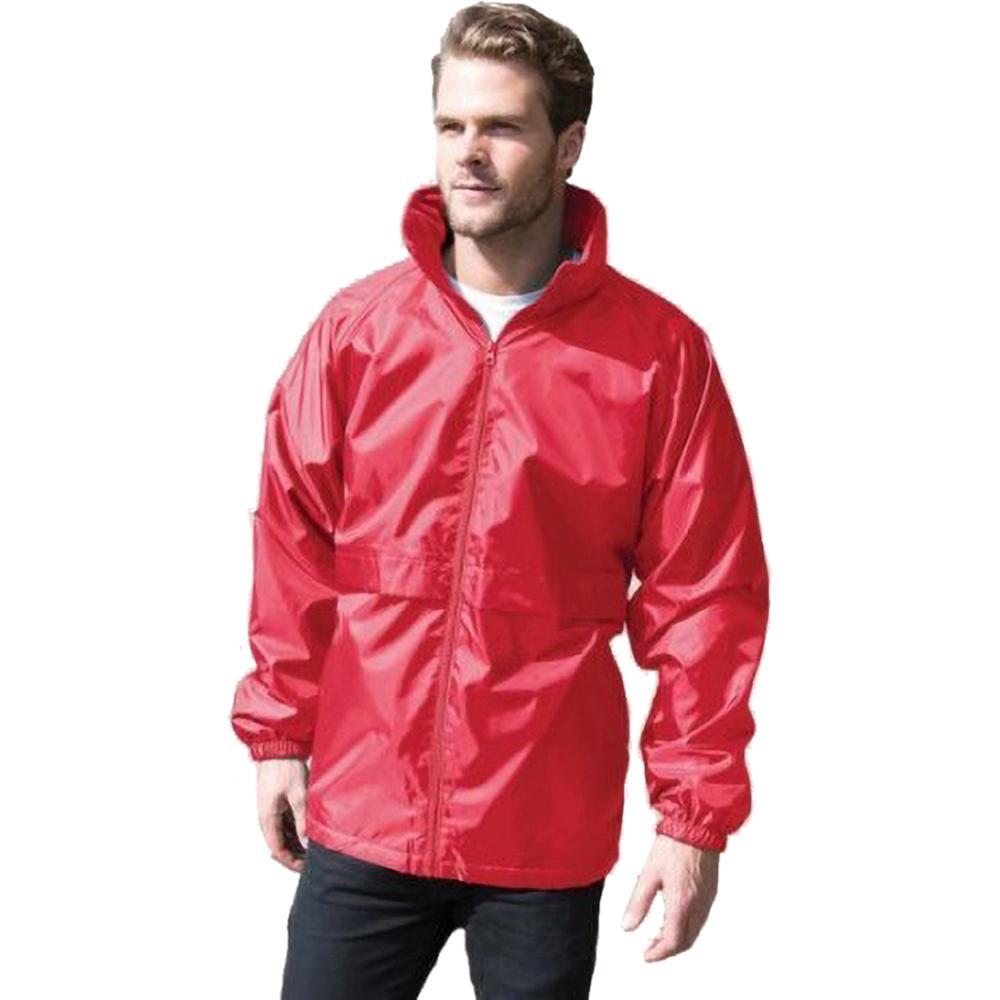 Casaco DWL para adultos Homems (com capuz dobrado para fora) (Vermelho) 3/4