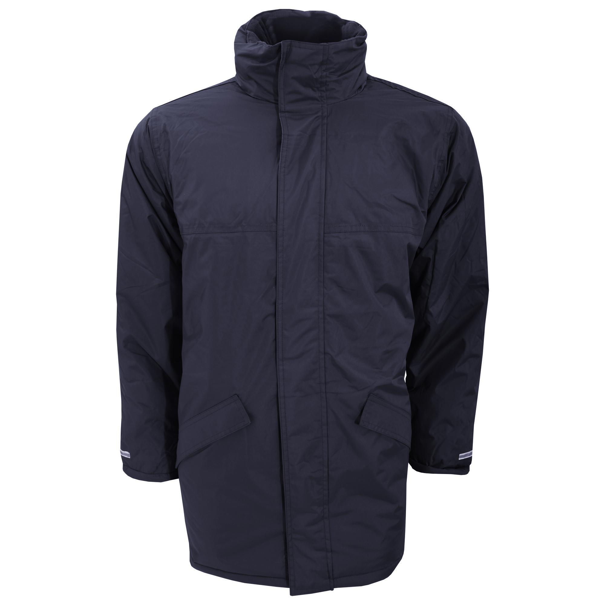 Casaco impermeável à prova d'água parka winter core homem azul marinho