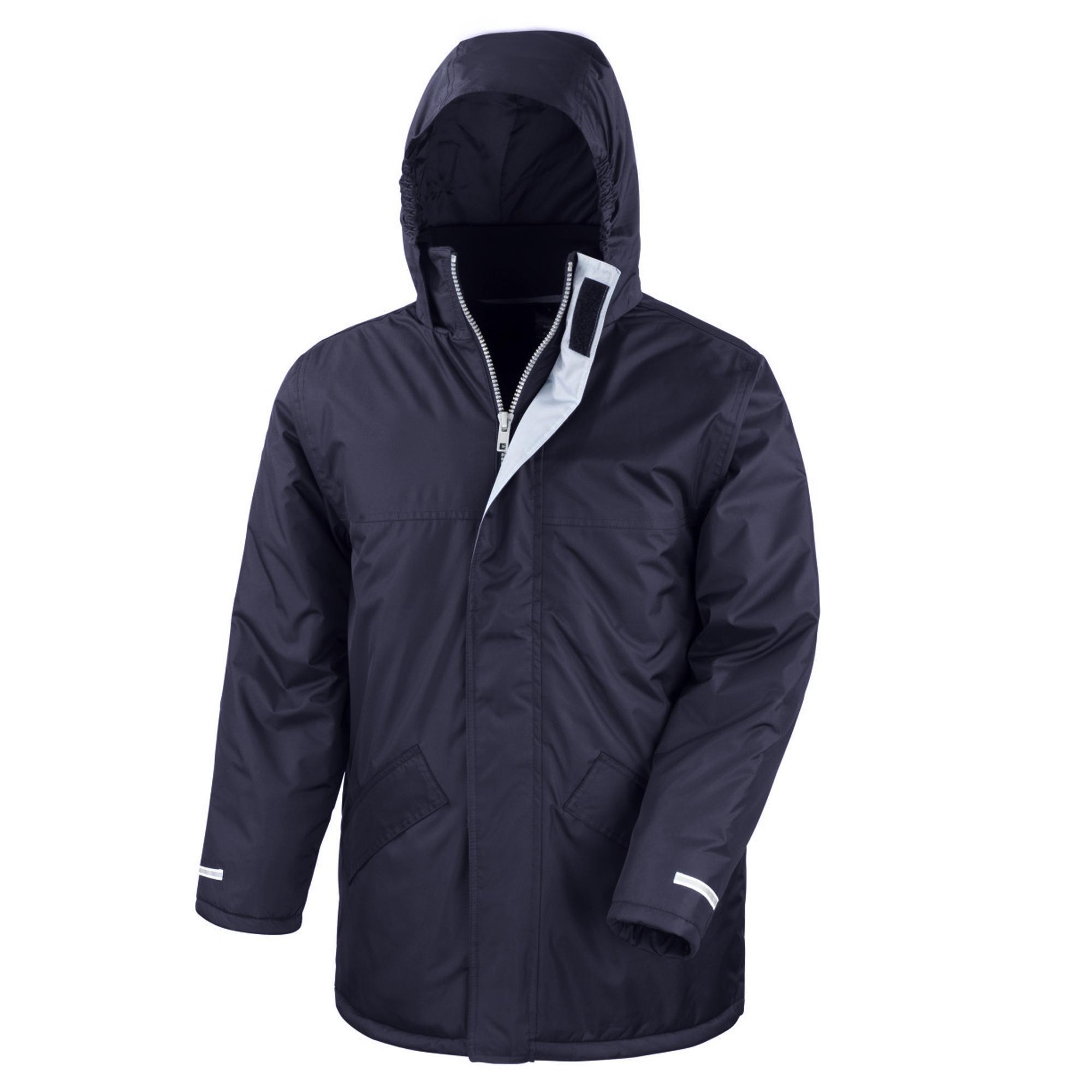 Heren Kern Winter Parka Waterdicht Windproof Jasje (Marineblauw) 3/4