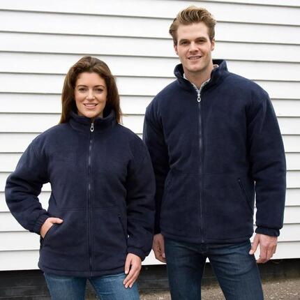 Core Mens Polartherm Fleece Jacket (Zwart)