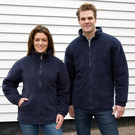 Core Mens Polartherm Fleece Jacket (Marineblauw)