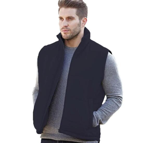 Piumino Smanicato Caldo E Impermeabile Uomo Result Blu Navy