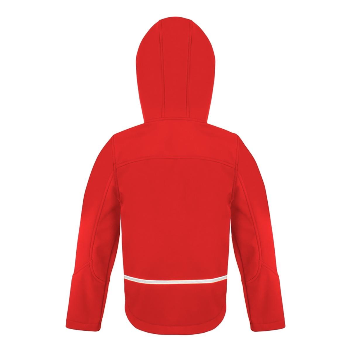 Giacca Per Bambini Morbida Unisex Result Rosso/Nero 2/3