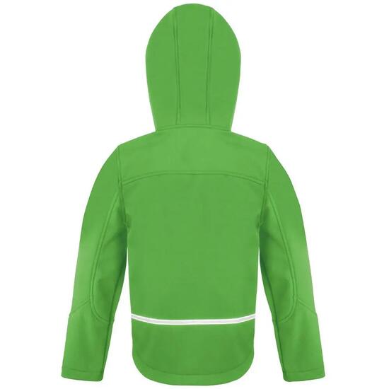 Veste Légère À Capuche Enfant Unisexe (Vert/Noir)