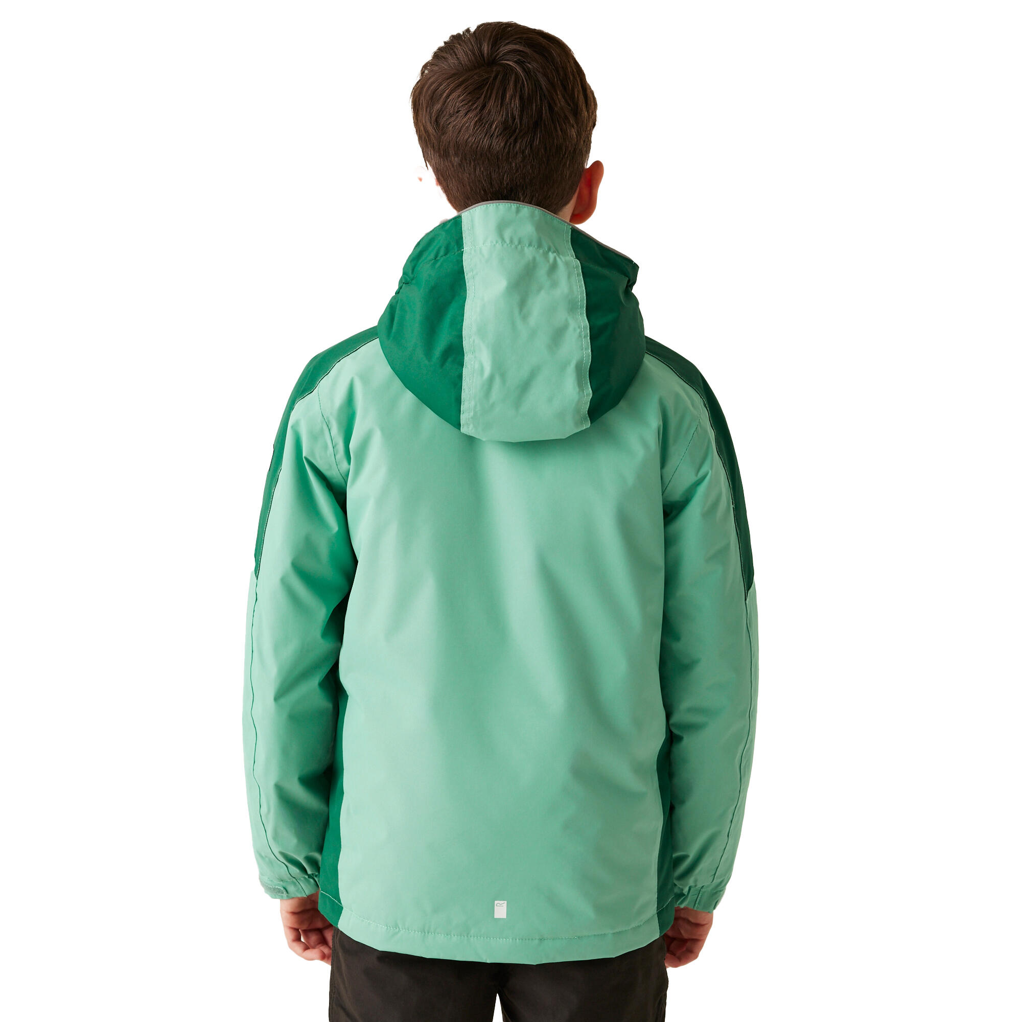 "Hurdle V" Jacke, wasserfest für Kinder Grün/Regenwald 4/5