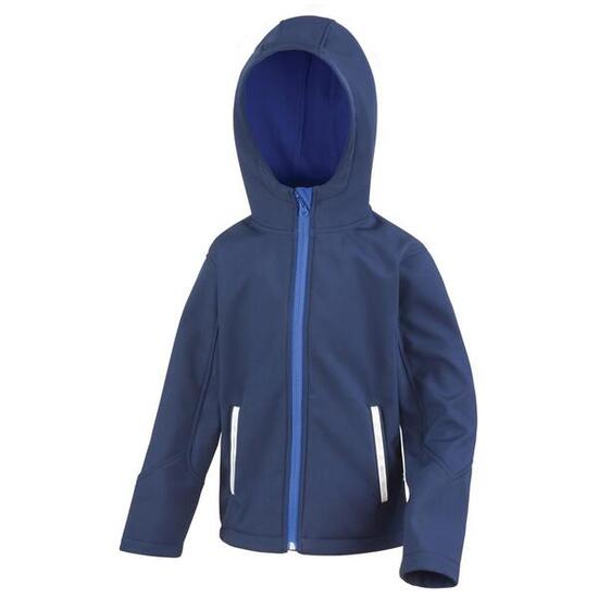 Veste Légère À Capuche Enfant Unisexe (Bleu Marine/Bleu Roi)