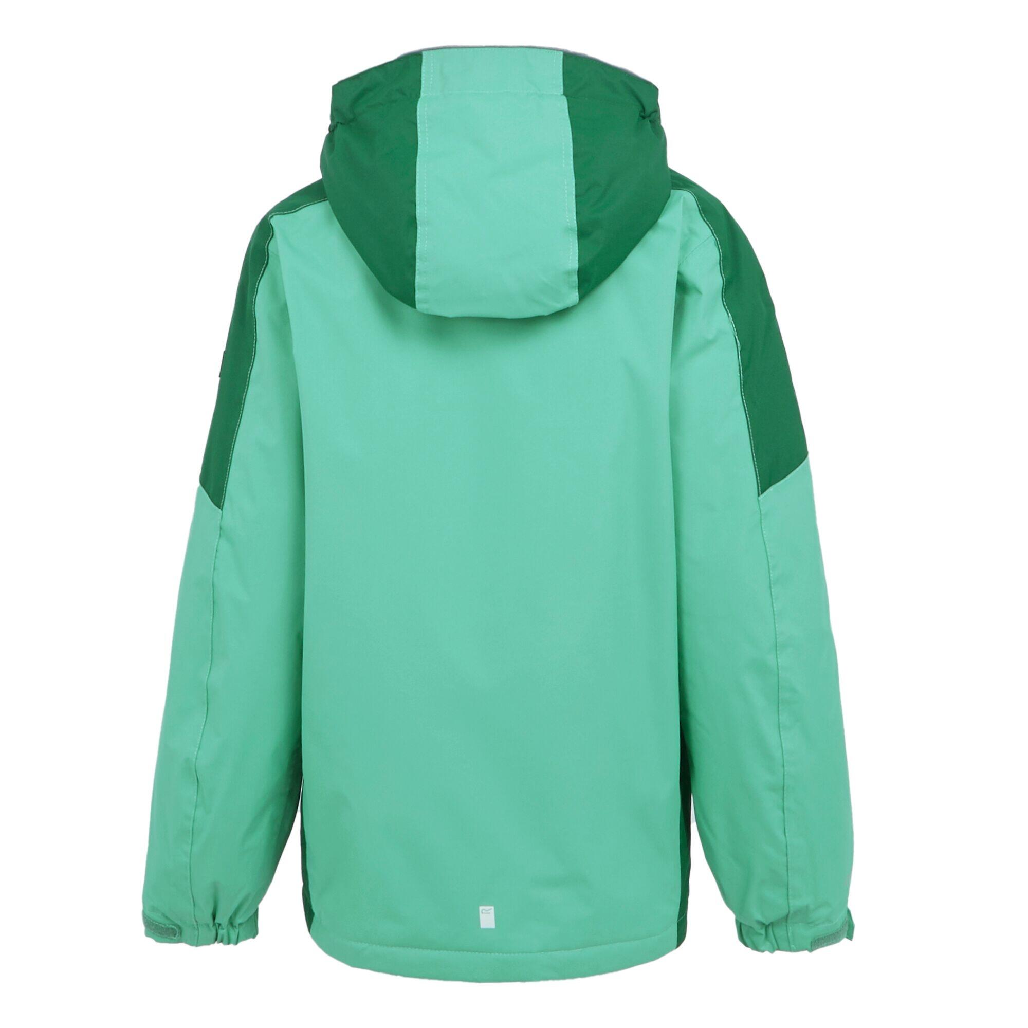 "Hurdle V" Jacke, wasserfest für Kinder Grün/Regenwald 2/5