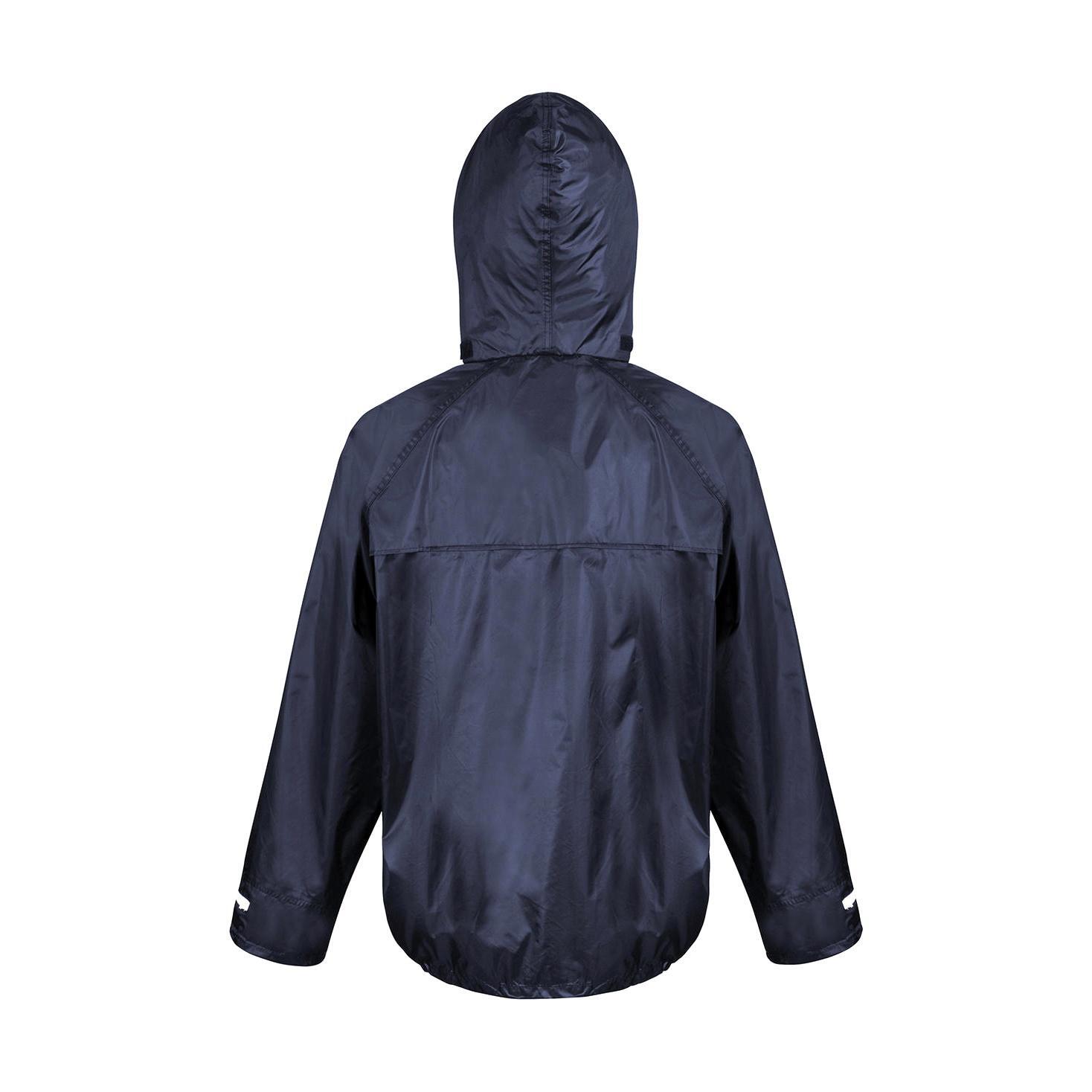 Heren Core Stormdri Rain Over Jacket (Marineblauw) 3/4