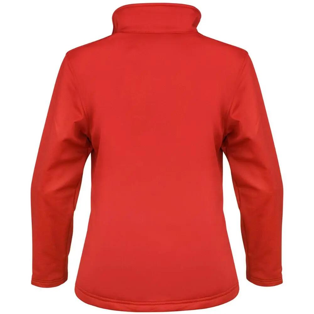 Core Ladies Soft Shell Jacket (Vermelho) 3/4