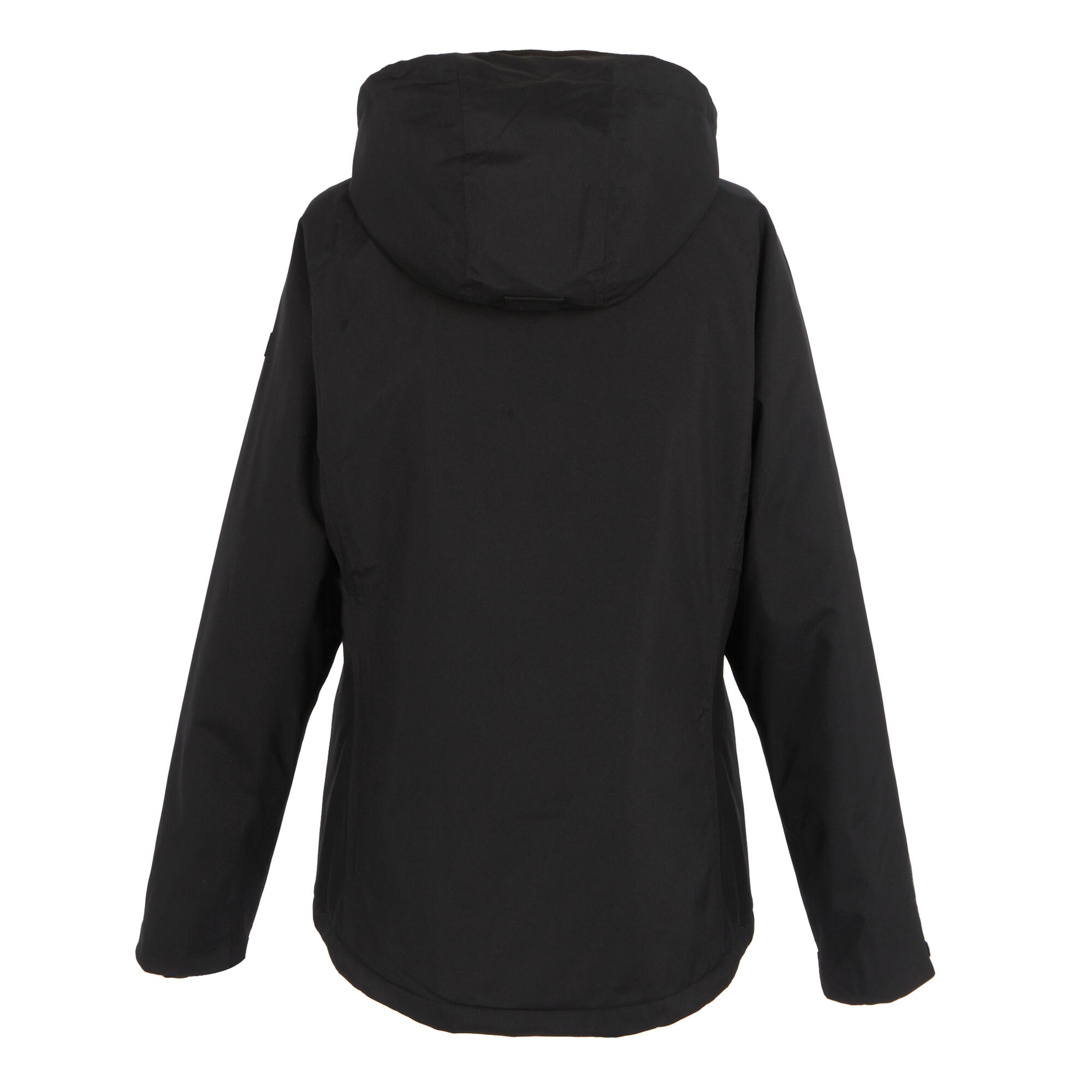 Dames Frelton Waterdichte Jas (Zwart/Warme taupe) 2/5