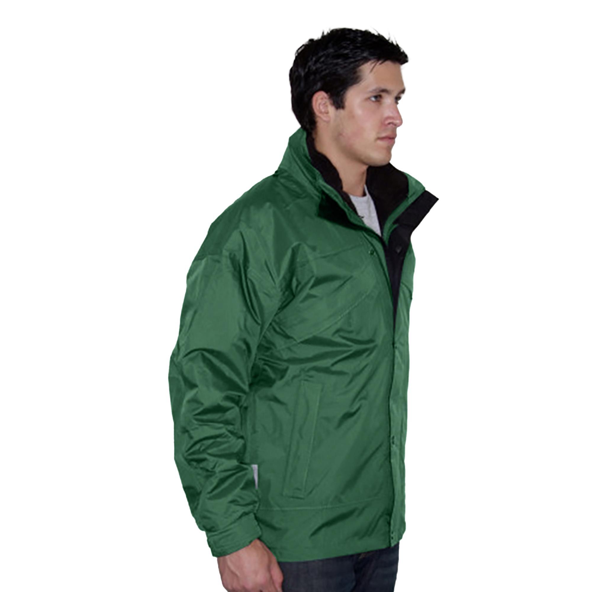 Homem 3 Em 1 Zip And Clip StormDri Casaco à prova d'água (Verde SÃ©pia) 3/4