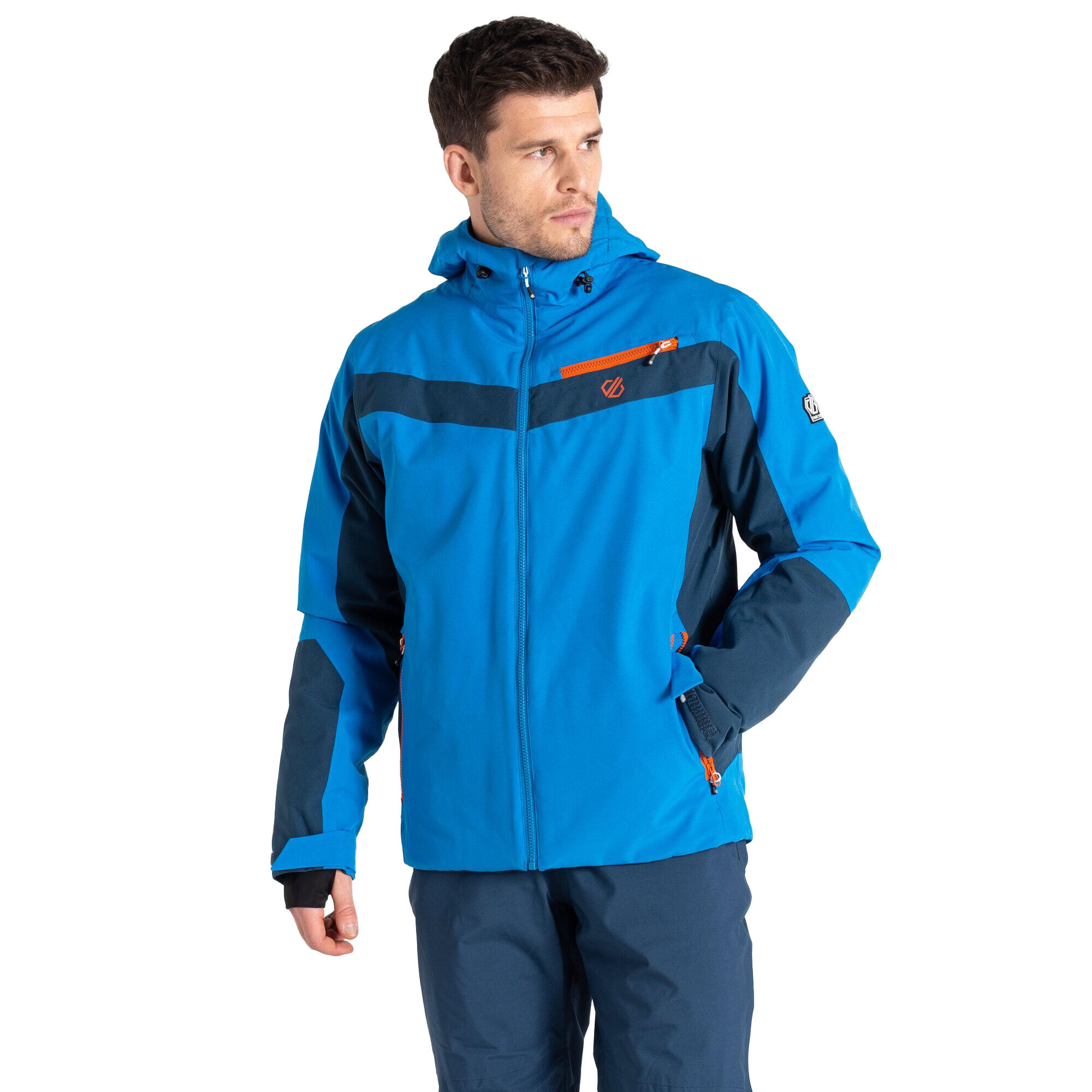 Mens Eagle II Ski Jacket (Moonlight Denim/Athletic Blue) 4/5