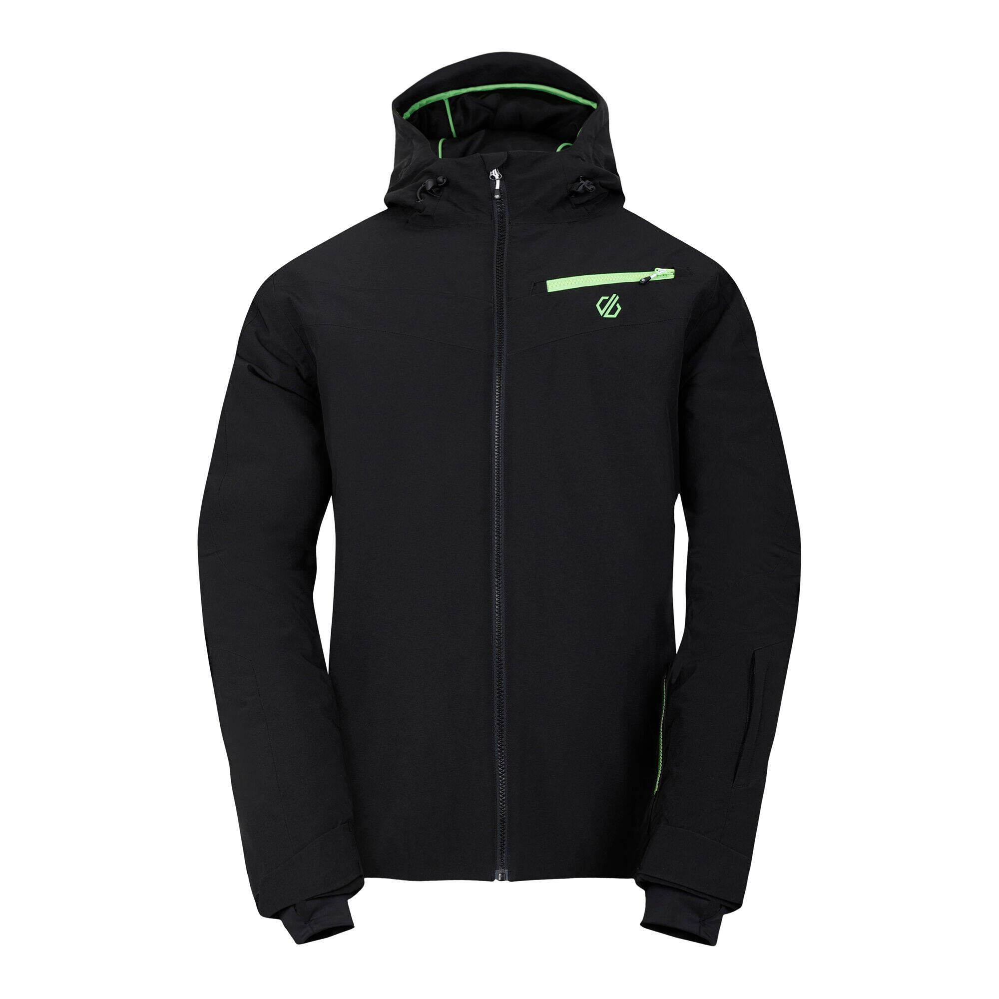 DARE 2B Mens Eagle II Ski Jacket (Black/Green Flash)