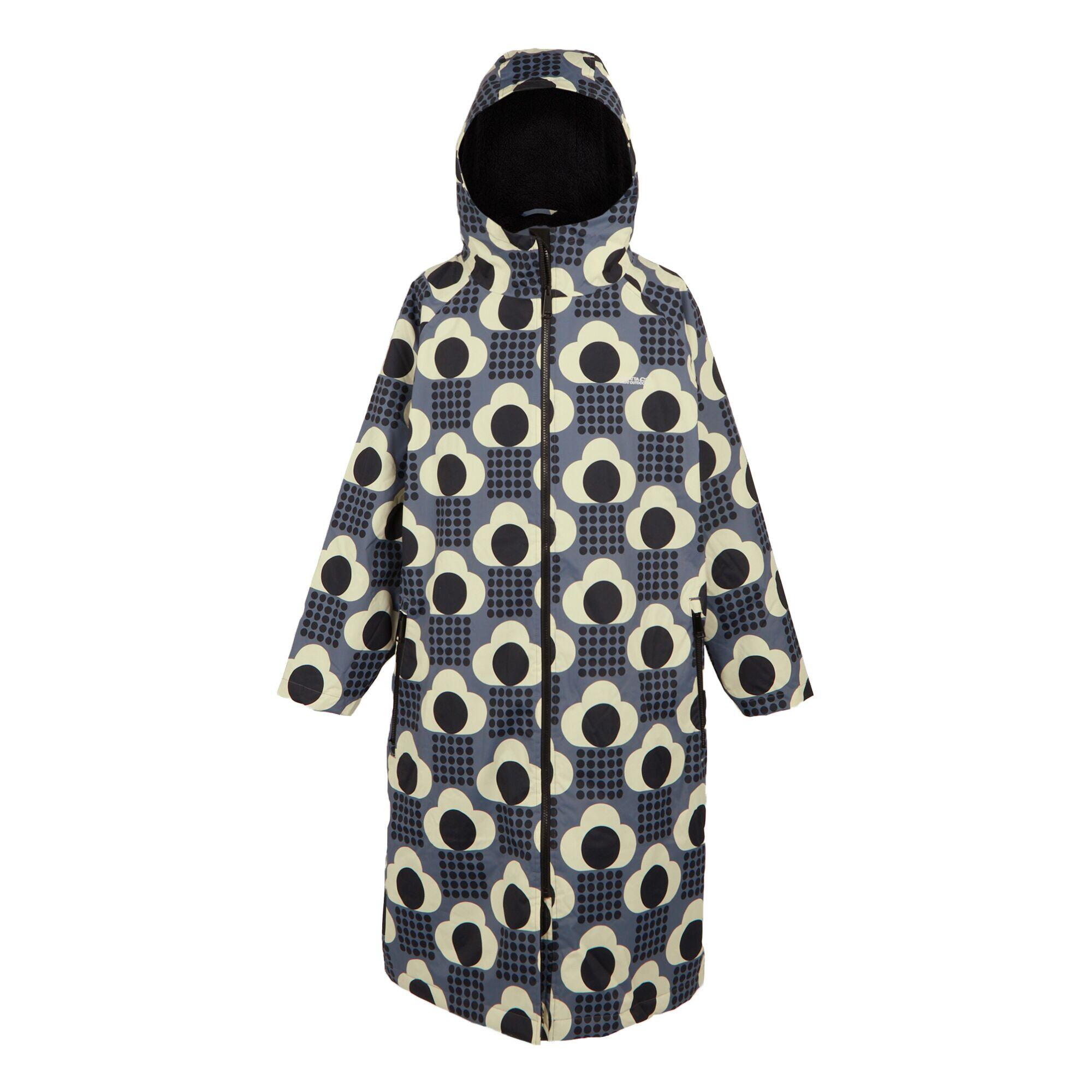 Womens/Ladies Orla Kiely Rain Cloud Changing Robe (Grey) 1/5