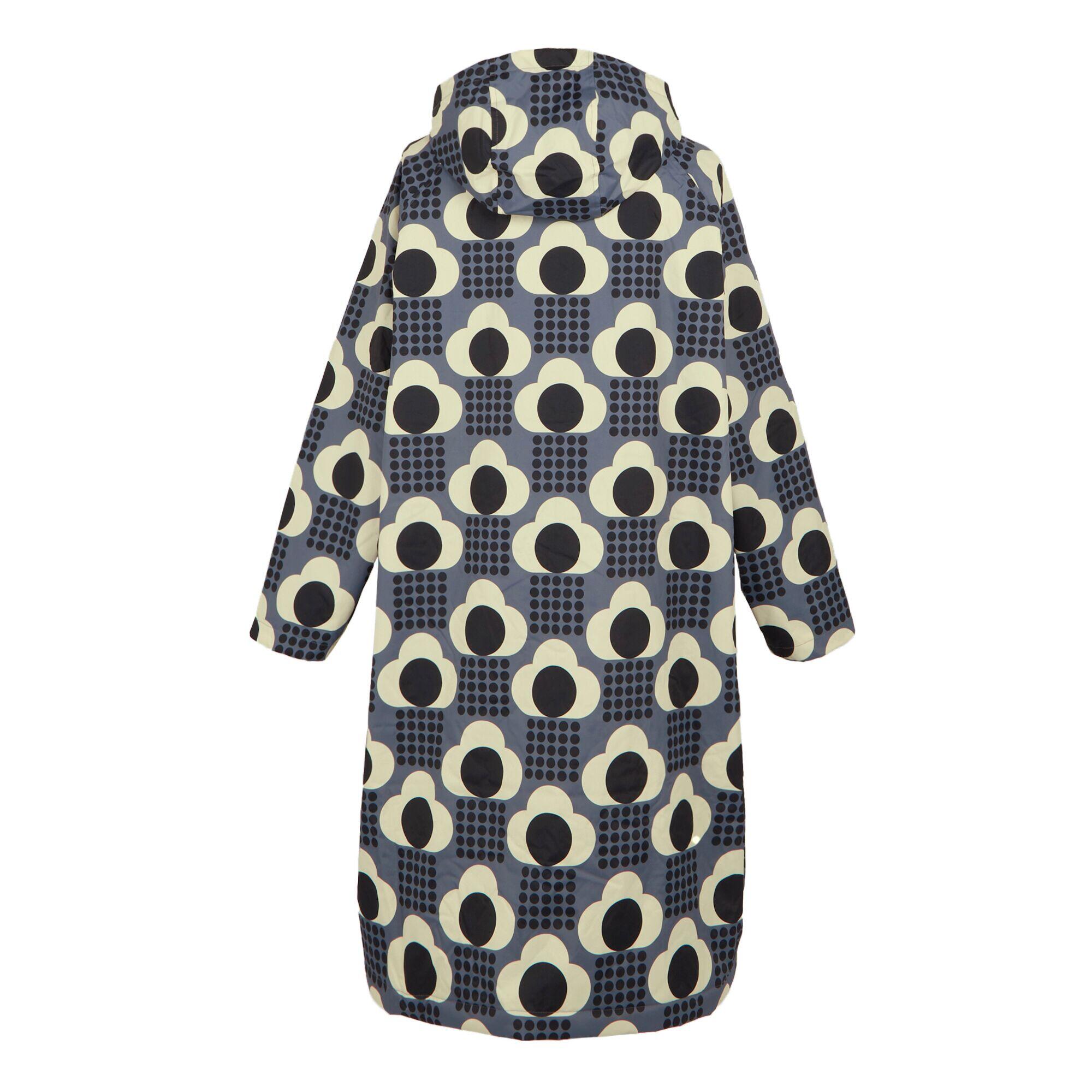 Womens/Ladies Orla Kiely Rain Cloud Changing Robe (Grey) 2/5