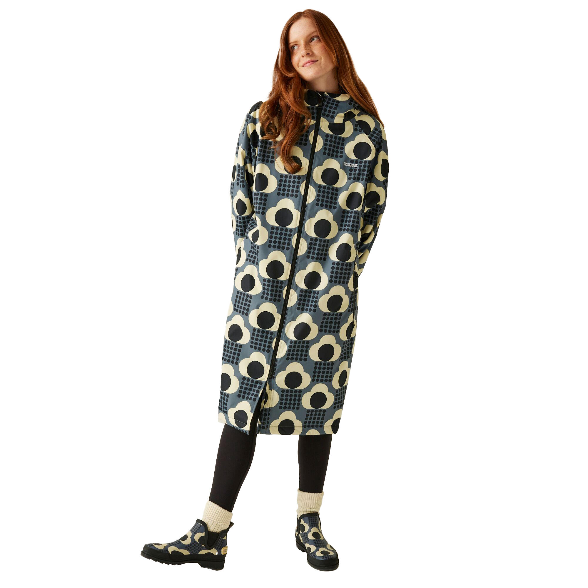 Womens/Ladies Orla Kiely Rain Cloud Changing Robe (Grey) 3/5