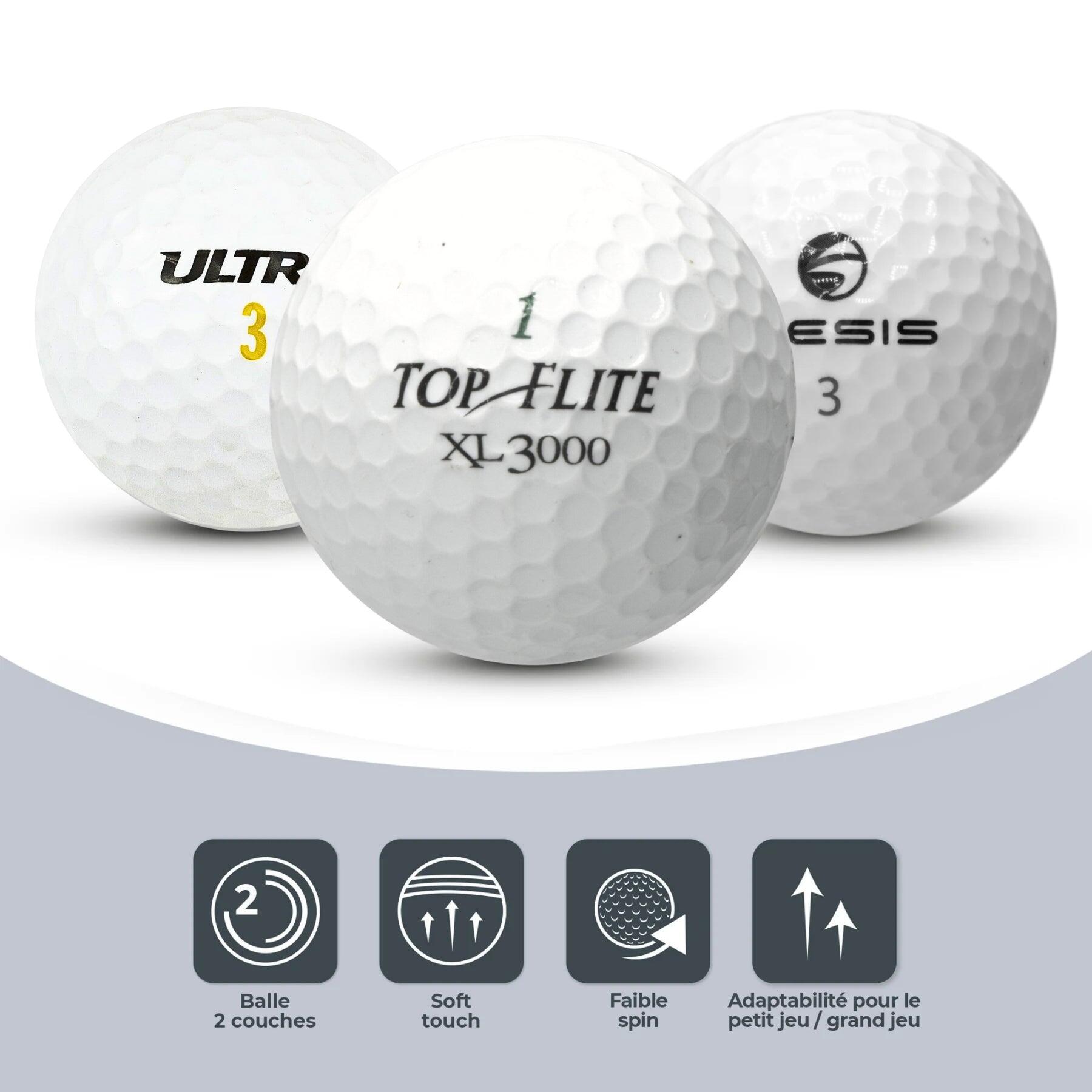 Seconde vie - 50 Balles de Golf -A/B- Trés Bon état 2/3