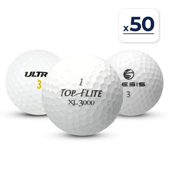 Seconde vie - 50 Balles de Golf -A/B- Trés Bon état