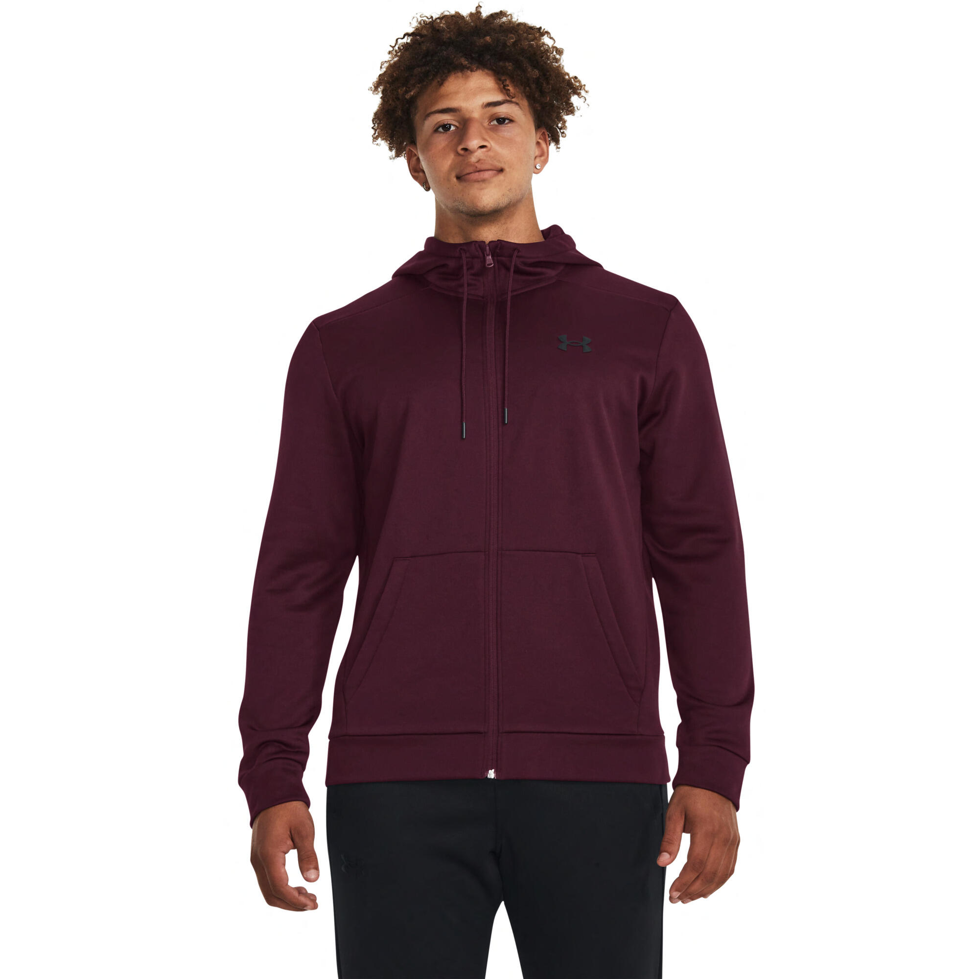 Felpa con cappuccio e zip intera Under Armour Fleece® 3/6