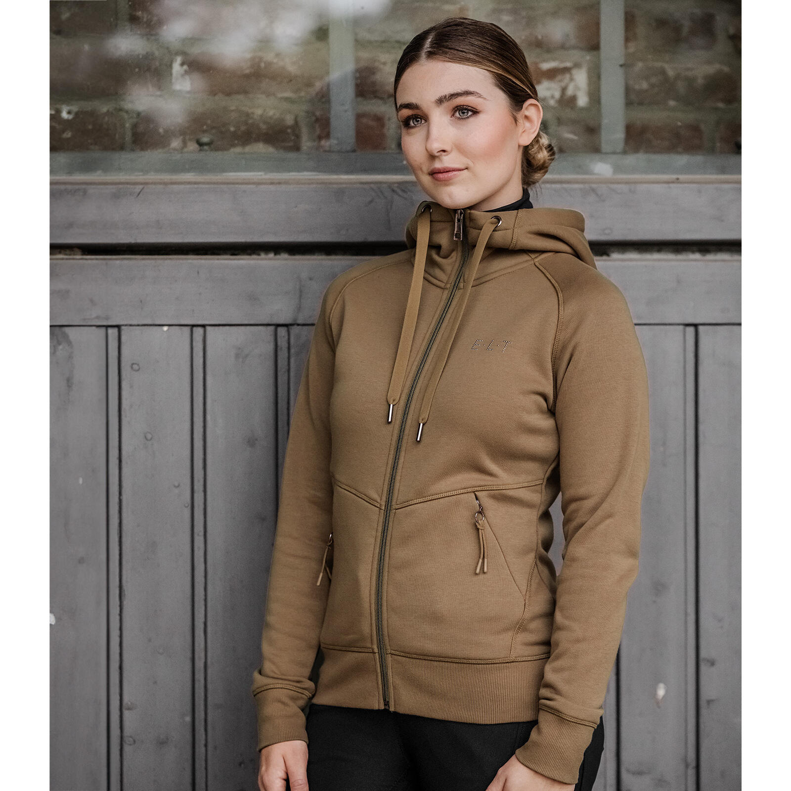 Sweatshirt à capuche full zip équitation ELT Orlando 2/5