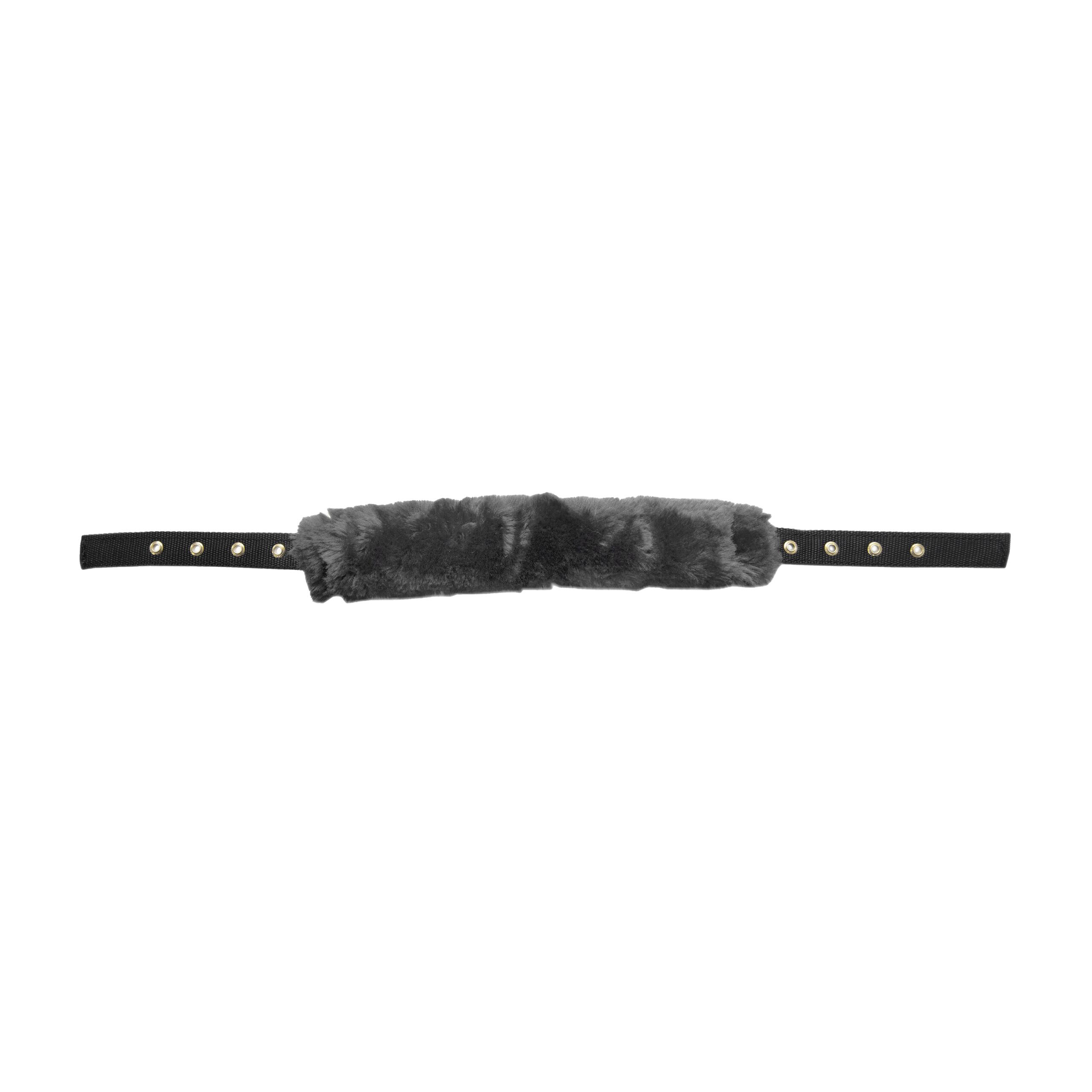 Transport halster wol / bont hals stuk gris 5/5