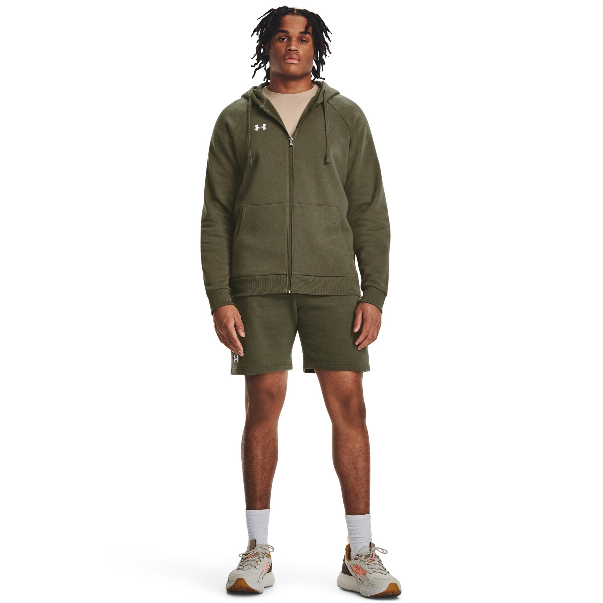 Felpa con cappuccio in pile con zip intera Under Armour Rival 2/6