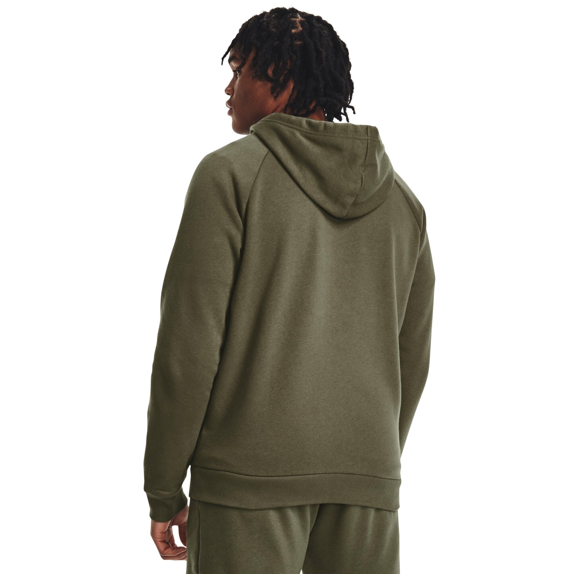 Felpa con cappuccio in pile con zip intera Under Armour Rival 5/6
