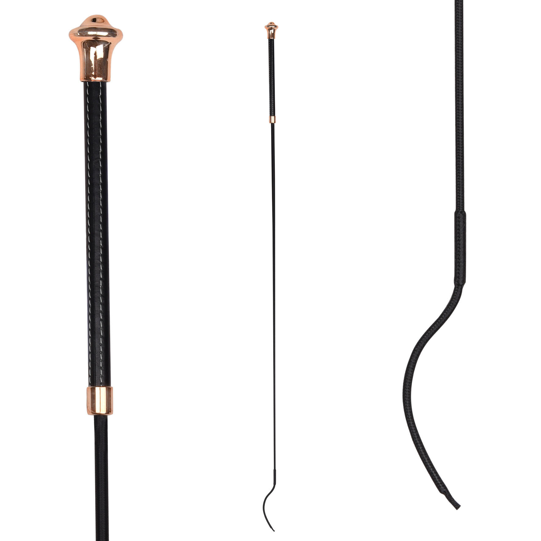 Waldhausen - Stick De Dressage Équitation Waldhausen Noblesse - Cravache De Dressage - Jaune|noir - 120 Cm - Decathlon