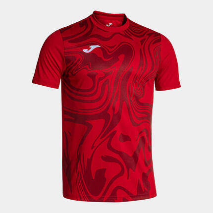 Camiseta Manga Corta Fútbol Hombre Joma Lion II Verde Flúor