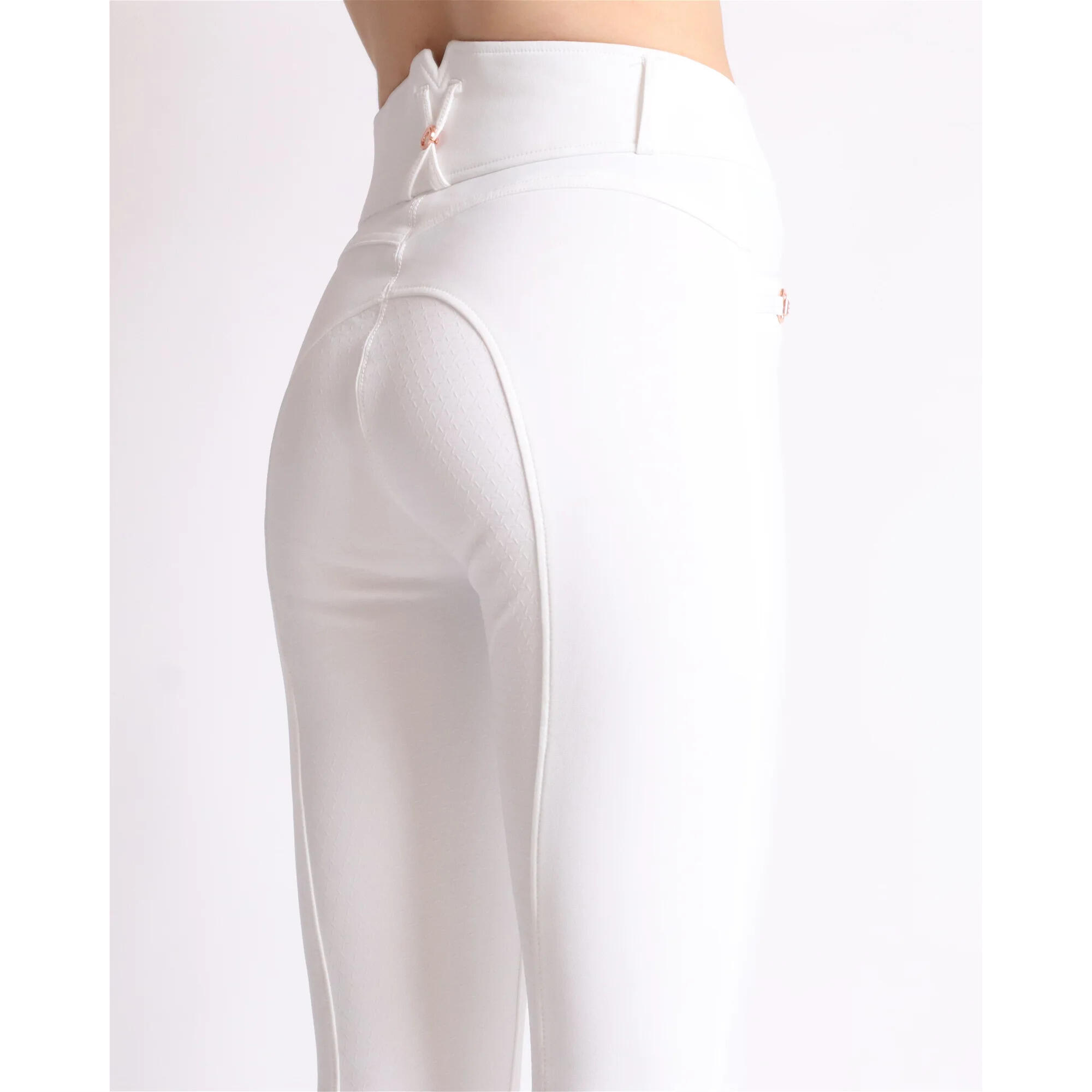 Pantaloni da equitazione full grip da donna Montar Lly 3/7