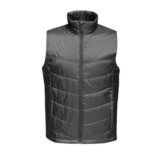 Heren Stadium Geïsoleerde Bodywarmer (Zwart)