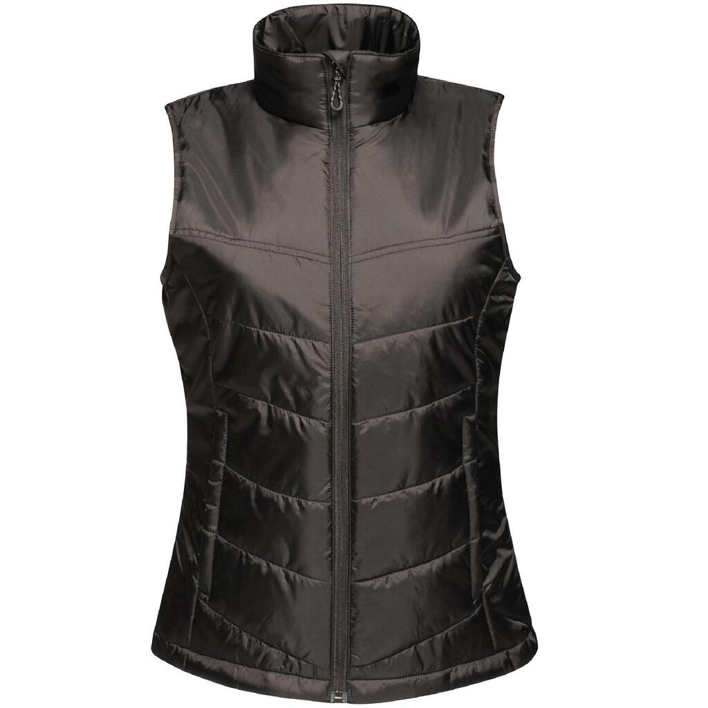 Womens/Ladies Stage Insulated Bodywarmer (Black)