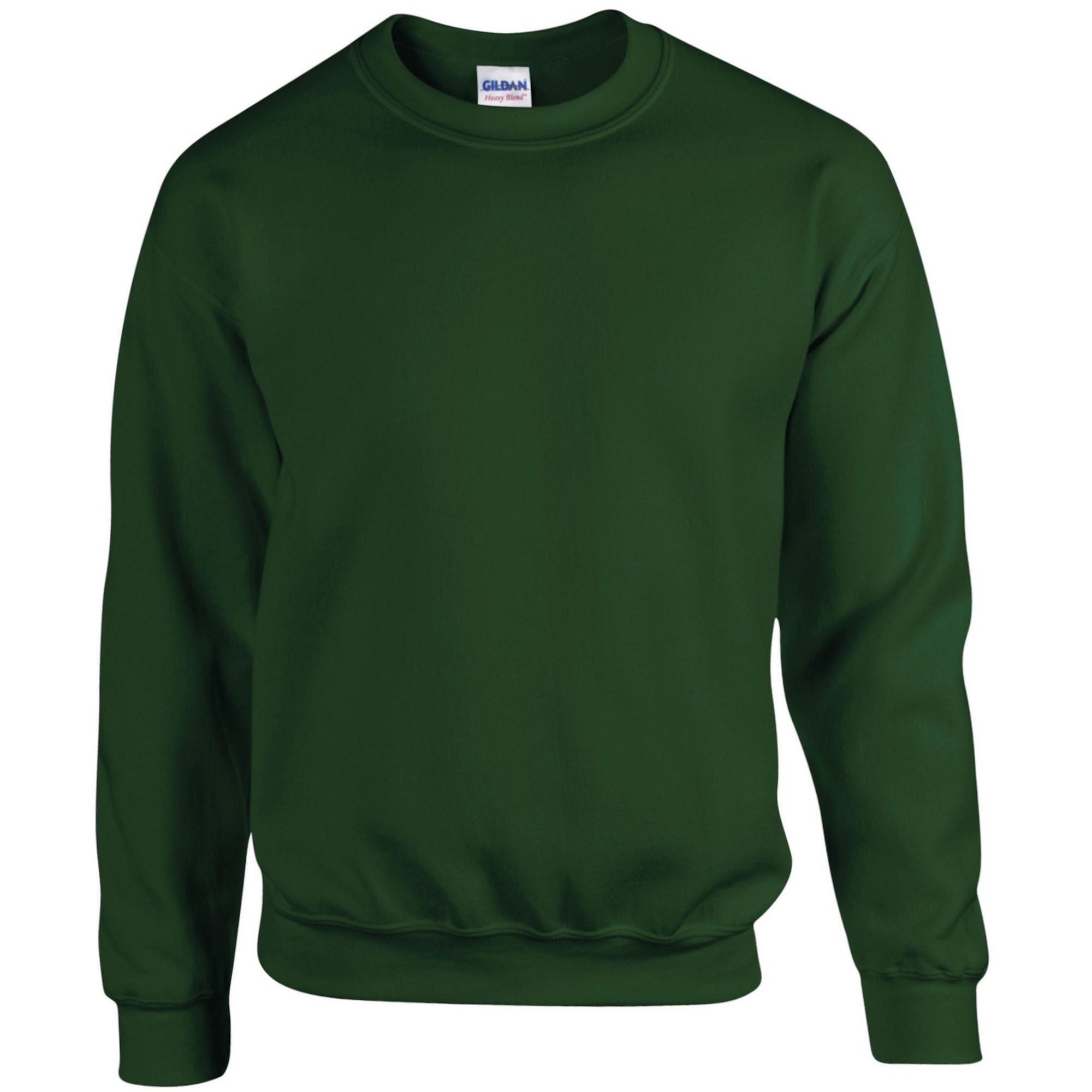 Gildan - Sweatshirt Unisexe À Col Ras Du Cou En Mélange Lourd Pour Enfants (vert Forêt) - Sweat-shirt - Rouge|vert - 44 L - Decathlon
