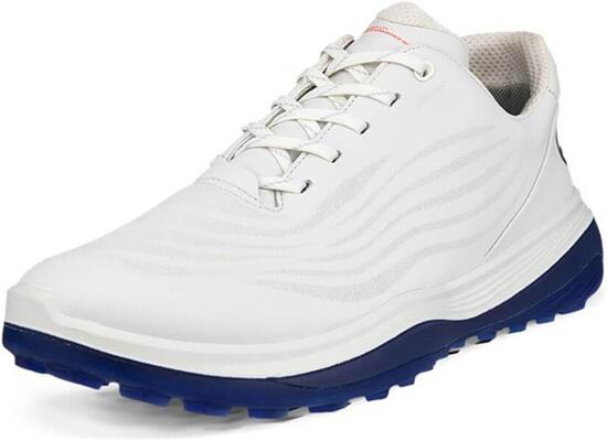 Scarpa da golf da uomo Ecco Golf LT1 pelle impermeabile bianca