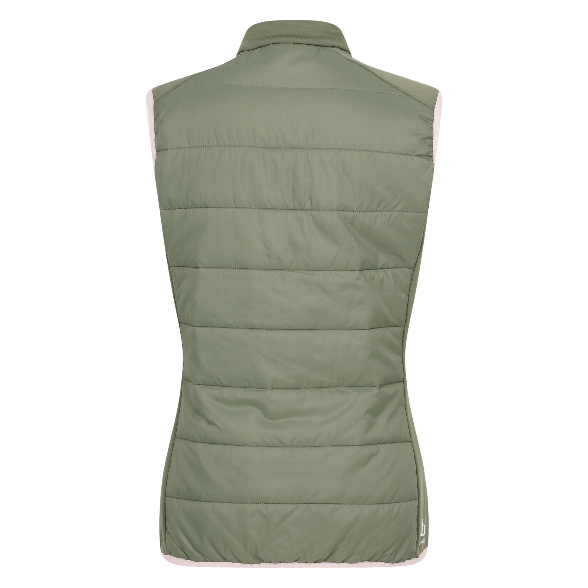 Womens/Ladies Liven Baffled Gilet (Olivine Green) 2/5