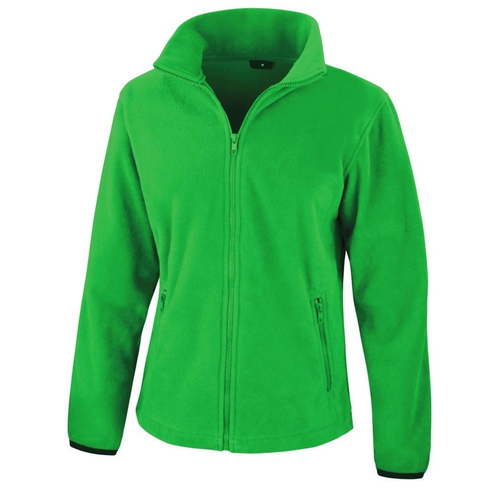 Maglia In Pile Donna Result Verde Acceso 2/3
