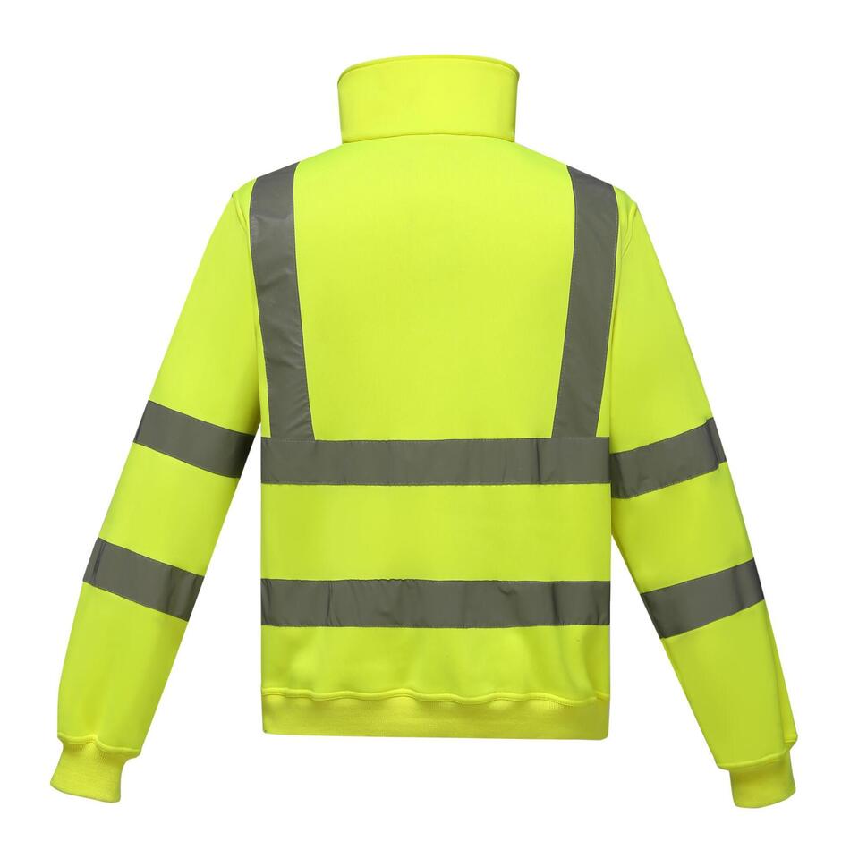 Bluza Rozpinana Dla Dorosłych Unisex HiVis Quarter Zip