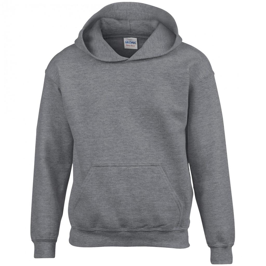 Heavy Blend Childrens Unisex Hooded Sweatshirt Top / Hoodie (Graphite Heather)