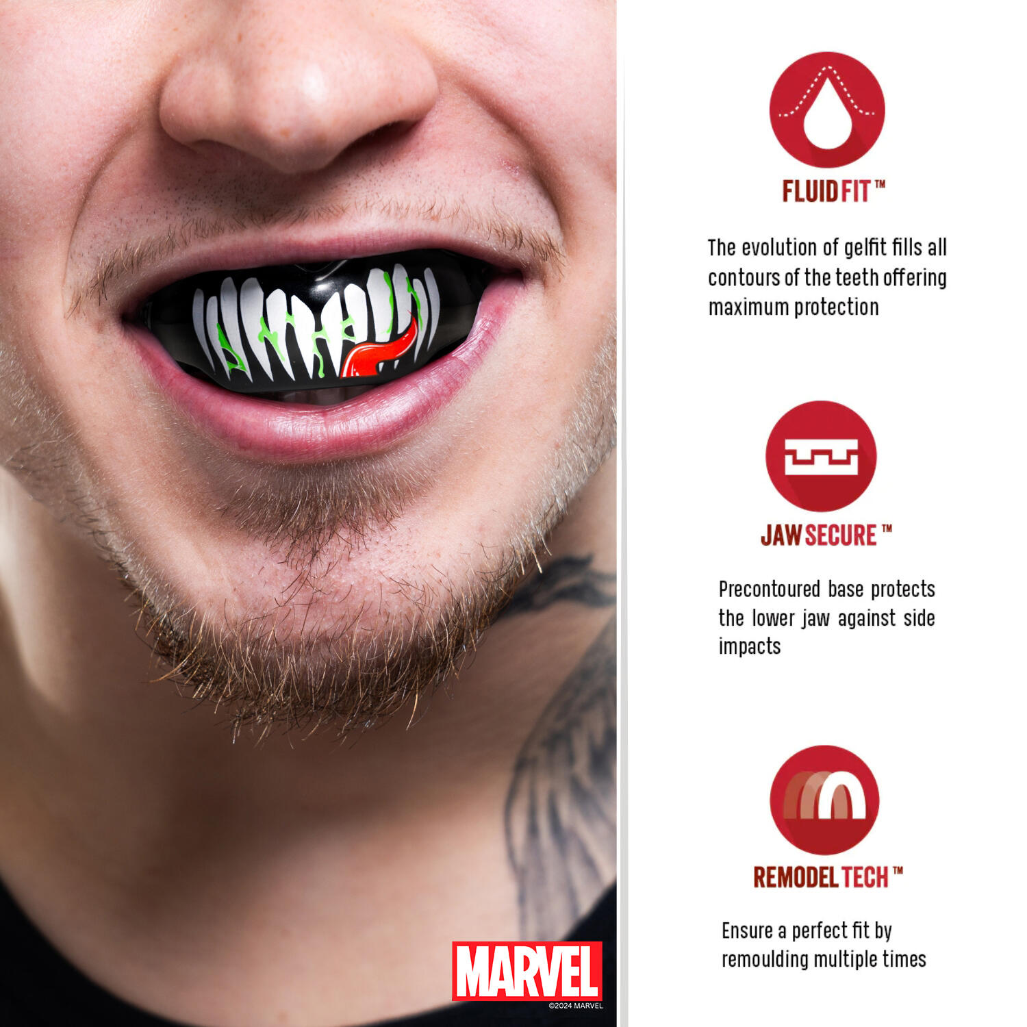 Marvel Sports Mouth Guard for Braces 2/5