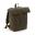 Mochila Heritage com pormenores em pele Verde Azeitona