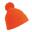 Gorro Pom Pom Essentials para criança/criança Laranja Fluorescente