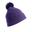 Vrouwen/dames Winterse benodigdheden Pom Pom Beanie (Paars)