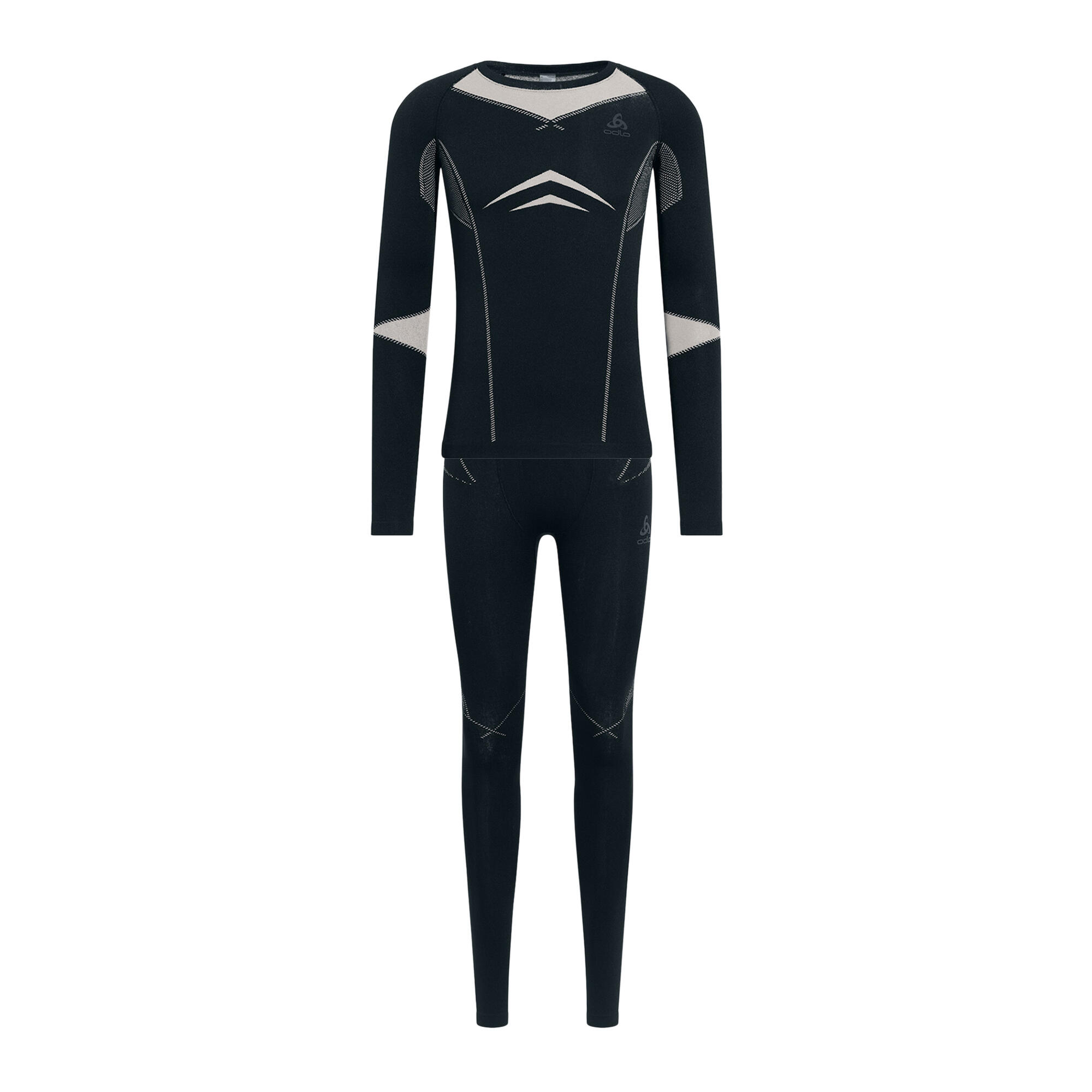 Conjunto de roupa interior térmica masculina odlo fundamentals performance warm