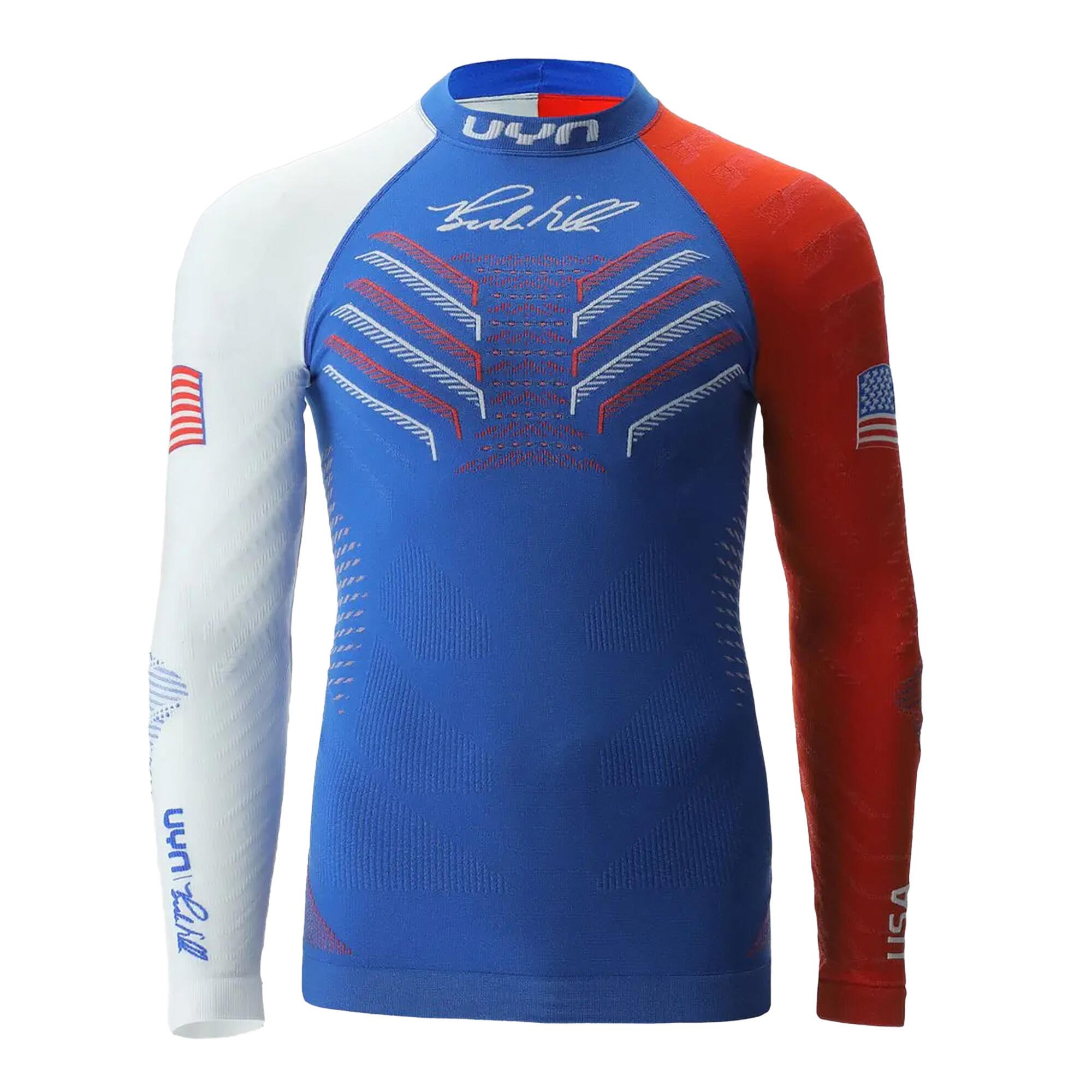 UYN Thermoaktives Herren-Longsleeve UYN Natyon 3.0 USA Bode Miller LS Turtle Neck