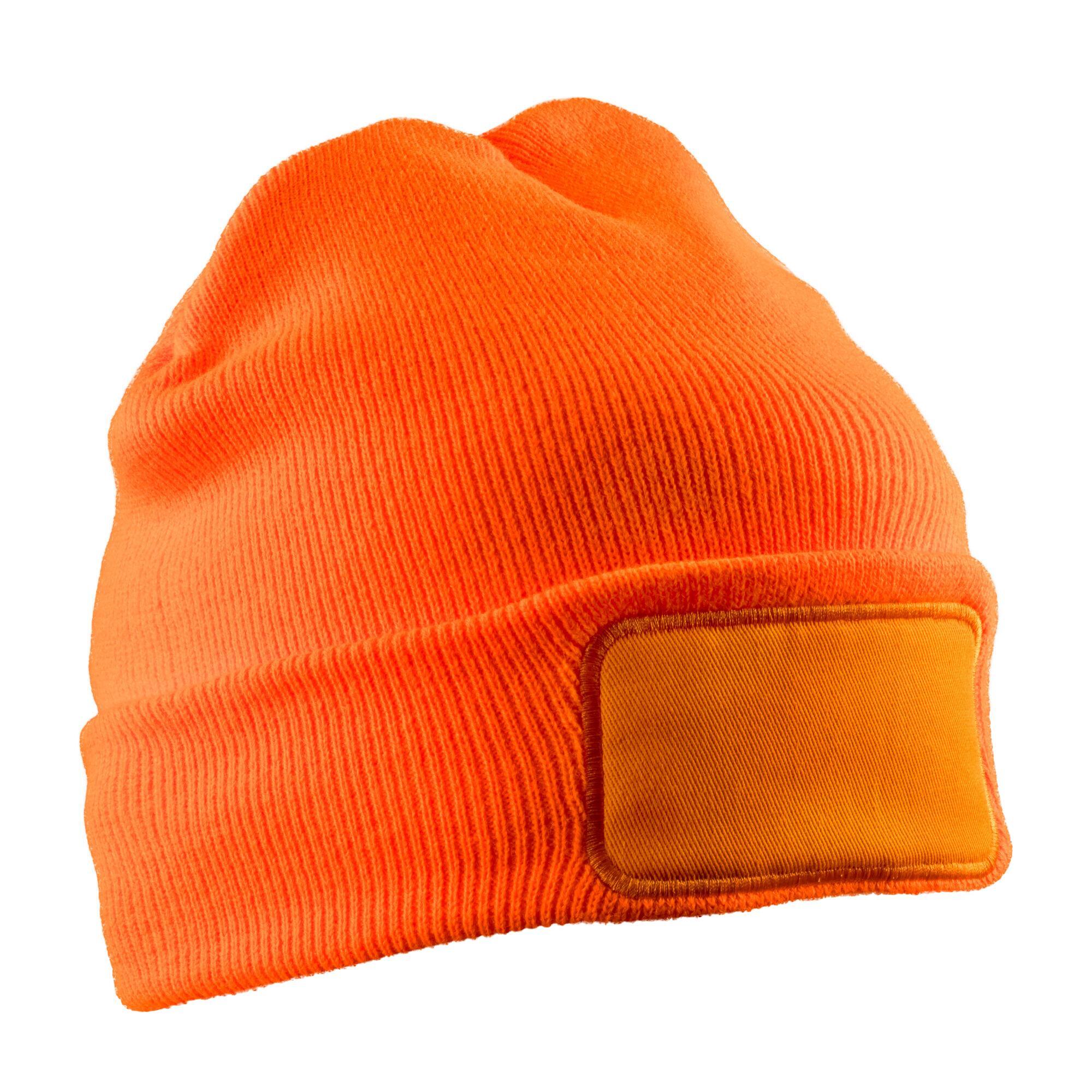 Gorro de inverno unissexo adulto thinsulate printable laranja fluorescente